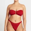Fashion Baywatch Red The Blake Top | Gone Bananas Beachwear | San Diego | Swim Bandeau Top