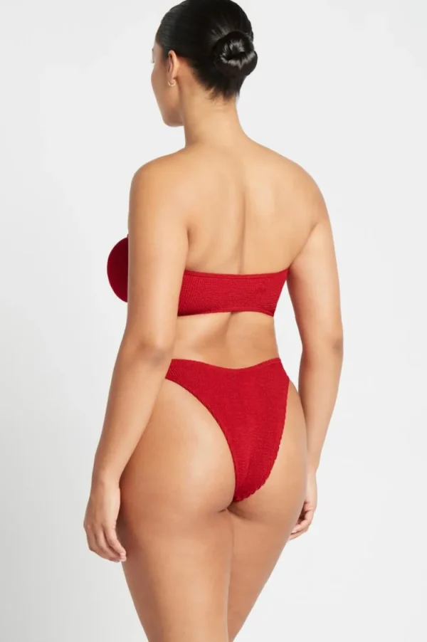 Fashion Baywatch Red The Blake Top | Gone Bananas Beachwear | San Diego | Swim Bandeau Top