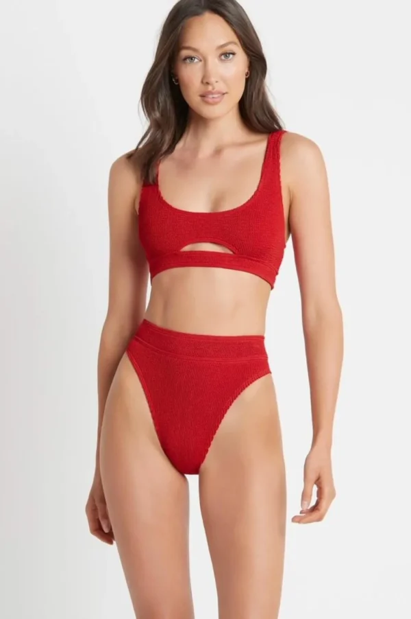 Hot Baywatch Red The Sasha Top | Gone Bananas Beachwear | San Diego | Swim Bralette Top