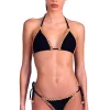Online Cotton Chain Bikini Top Triangle Top