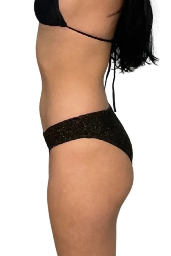 Clearance Crinkle Lurex Reversible Classic Bikini Bottom | Gone Bananas Beachwear Full Coverage Bottom