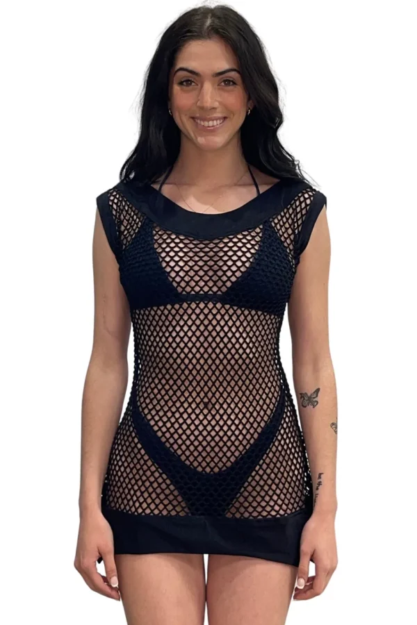 Clearance Fish Net Tunic | Gone Bananas Beachwear | San Diego | Swim Store Cover Ups