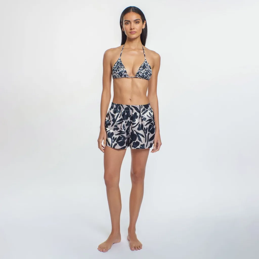 black_in_bloom_alexa_shor_0.webp Online In Bloom Alexa Shorts | Gone Bananas Beachwear | San Diego Shorts, Pants And Skirts