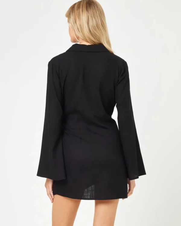 Clearance Black Las Palmas Dress Cover Ups