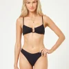 Hot Black Peyton Top Bralette Top