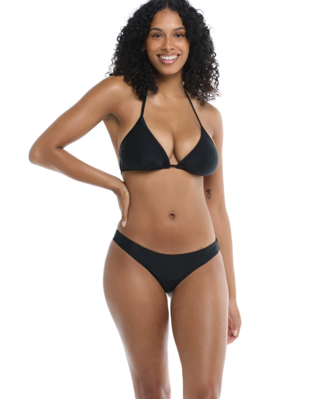 black_smoothies_rosalia_b_1.webp Clearance Smoothies Rosalia Bottom | Gone Bananas Beachwear | San Diego Moderate Coverage Bottom