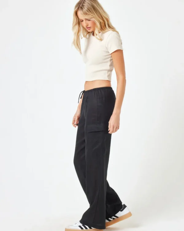 Hot Black Sundown Cargo Pant Shorts, Pants And Skirts