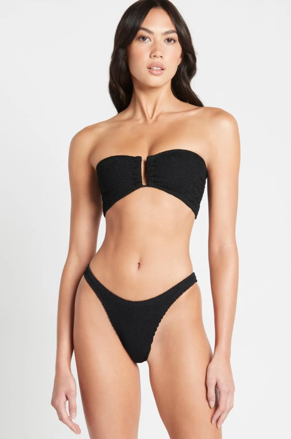 black_the_blake_top__gone_0.webp Online The Blake Top | Gone Bananas Beachwear | San Diego | Swimwear Bandeau Top