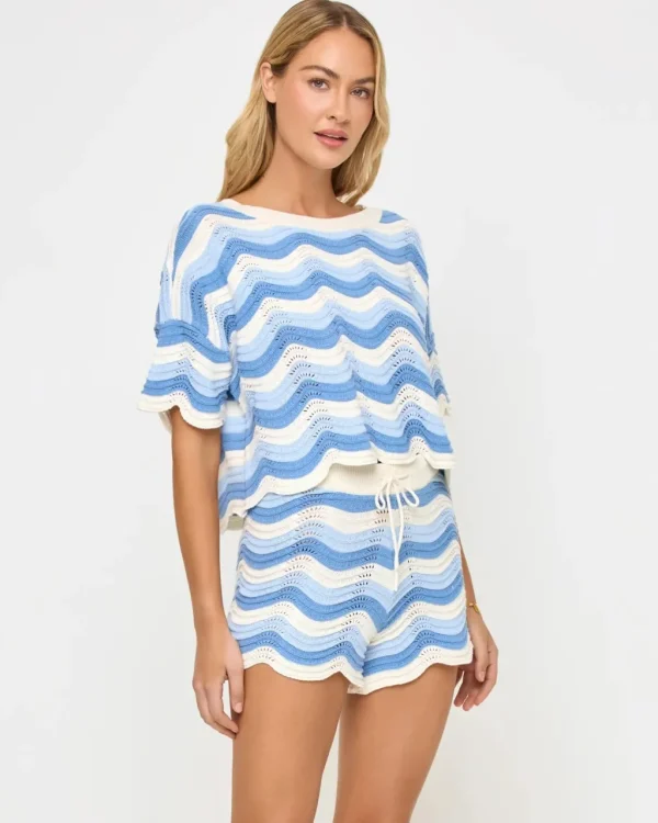 Fashion Blue Crush Make Waves Short | Gone Bananas Beachwear | San Diego, CA | Shorts, Pants And Skirts
