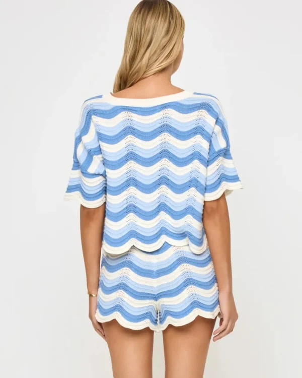 Clearance Blue Crush Make Waves Sweater | Gone Bananas Beachwear | San Diego, CA | Tees, Tanks And Sweatshirts