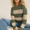 Discount Broadbeach Stripe Sweater Tees, Tanks And Sweatshirts