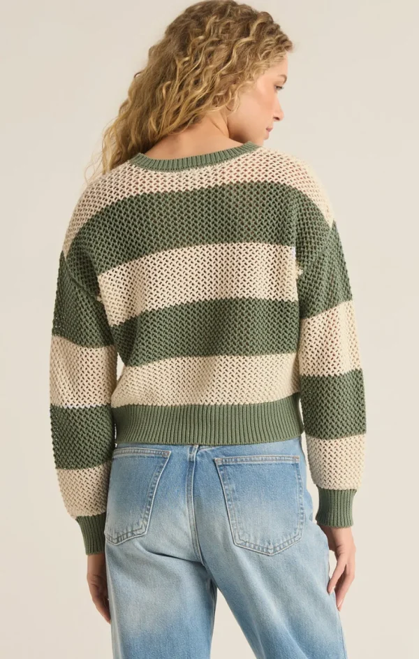 Discount Broadbeach Stripe Sweater Tees, Tanks And Sweatshirts
