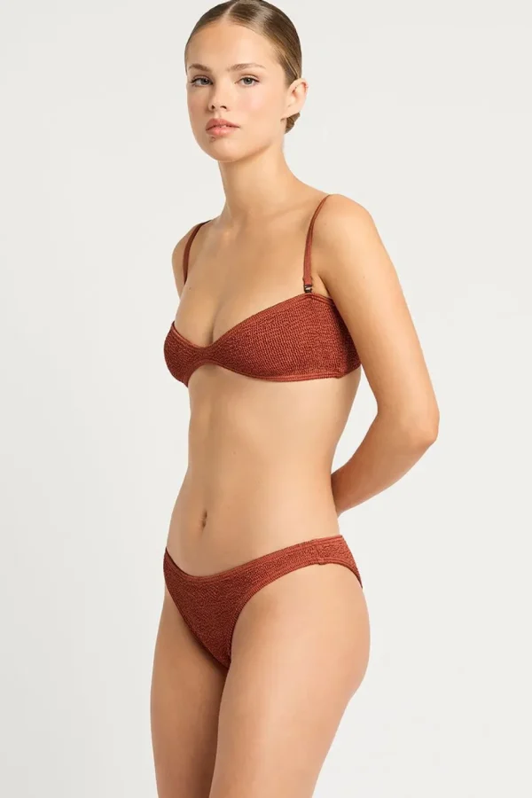 Clearance Bronze Shimmer The Layla Top Bandeau Top