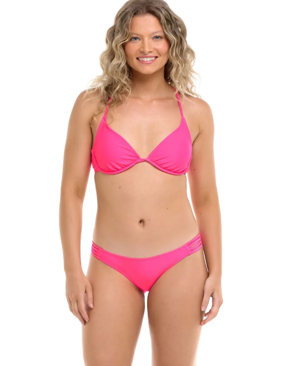 bubble_gum_smoothies_pats_0.webp Sale Bubble Gum Smoothies Patsy Top | Gone Bananas Beachwear | San Diego Underwire Top