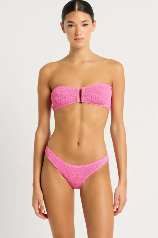 Hot Candy Pink Recycled Blake Bandeau Top Bandeau Top