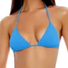 Discount Caribe Blue Wavy Baby Seamless Triangle Top | Gone Bananas Beachwear Triangle Top