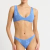 Hot Cornflower Floral The Scout Topp | Gone Bananas Beachwear | San Diego Bralette Top