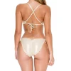 Best Cosita Buena Wavey Full Ruched Tie Side Bottom | Gone Bananas Beachwear Tie Side Bottom | Minimal Coverage Bottom