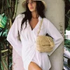 Online Cream Las Palmas Dress Cover Ups