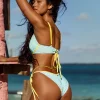 Hot Frozen Daisy Dot Daisy Skimpy Tie Side Bottom | Gone Bananas Beachwear Tie Side Bottom | Minimal Coverage Bottom