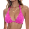 Fashion Wave Chaser Triangle Halter Top Halter Top | Cup Size Top