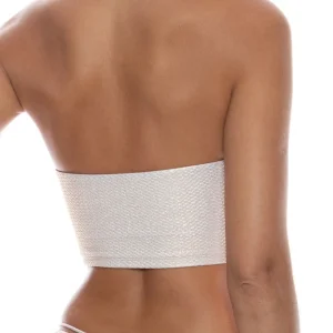 Fashion Luminous Double Loop Bandeau Crop Top Bandeau Top