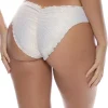 Hot Luminous Seamless Full Ruched Back Bottom Moderate Coverage Bottom