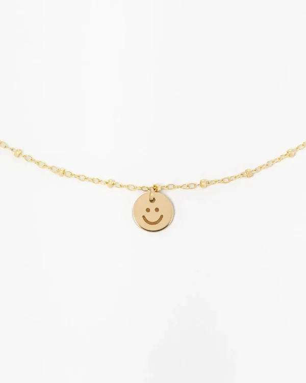 Best Gold PS + Sayre Happy Charm Necklace Jewelry
