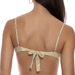 Online Gold Rush Forever Luli Wavy Luxe Stitch Minimal Balconette Top Underwire Top