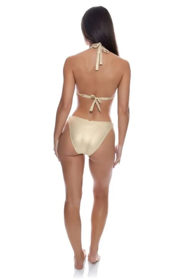 New Gold Rush Sail On Braided Full Bottom Ruched Bottom | Full Coverage Bottom