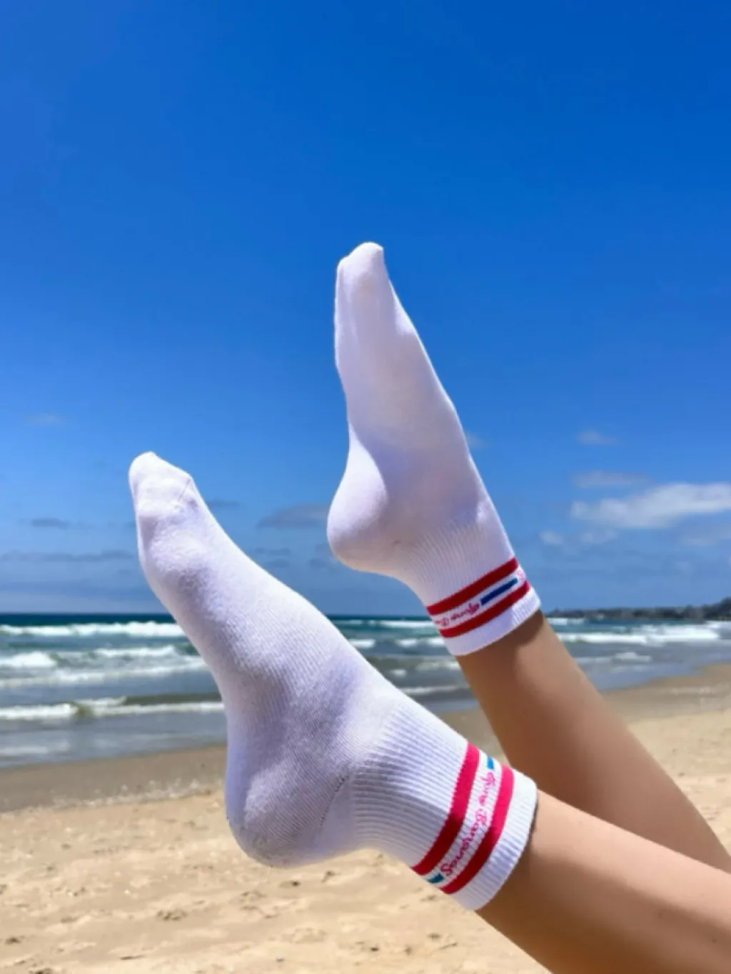 gone_bananas_beachwear_st_5.webp Sale Gone Bananas Beachwear Striped Ankle Sock Socks