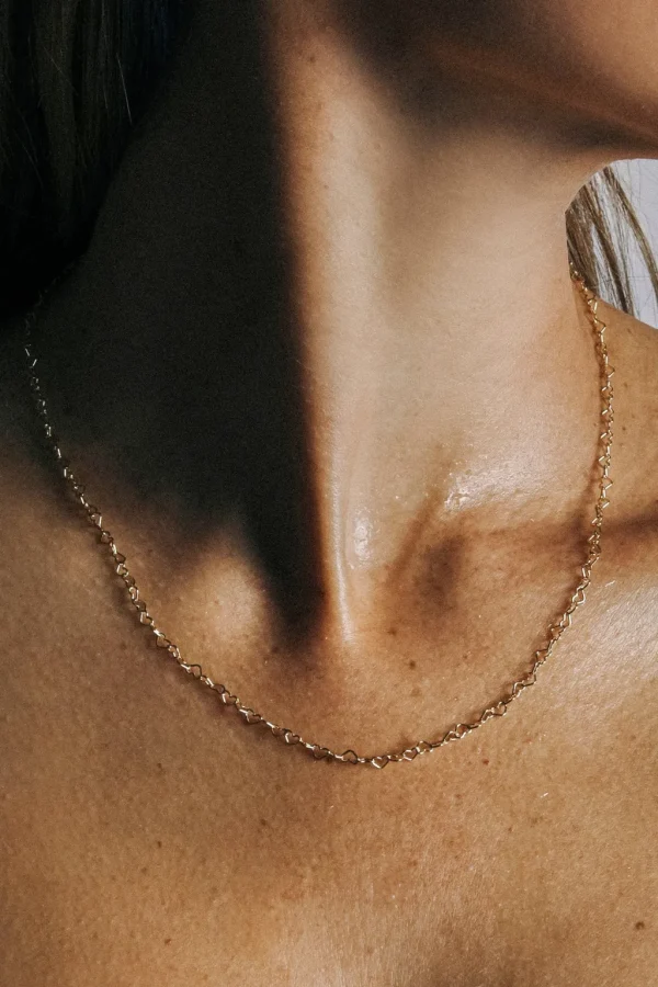 Hot Heart Chain Necklace Jewelry