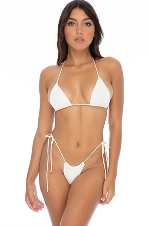 New Crush Bottom | Gone Bananas Beachwear | San Diego | Swimwear Tie Side Bottom | Minimal Coverage Bottom