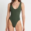 Sale The Mara One Piece | Gone Bananas Beachwear | San Diego | Swim High Leg One Pieces