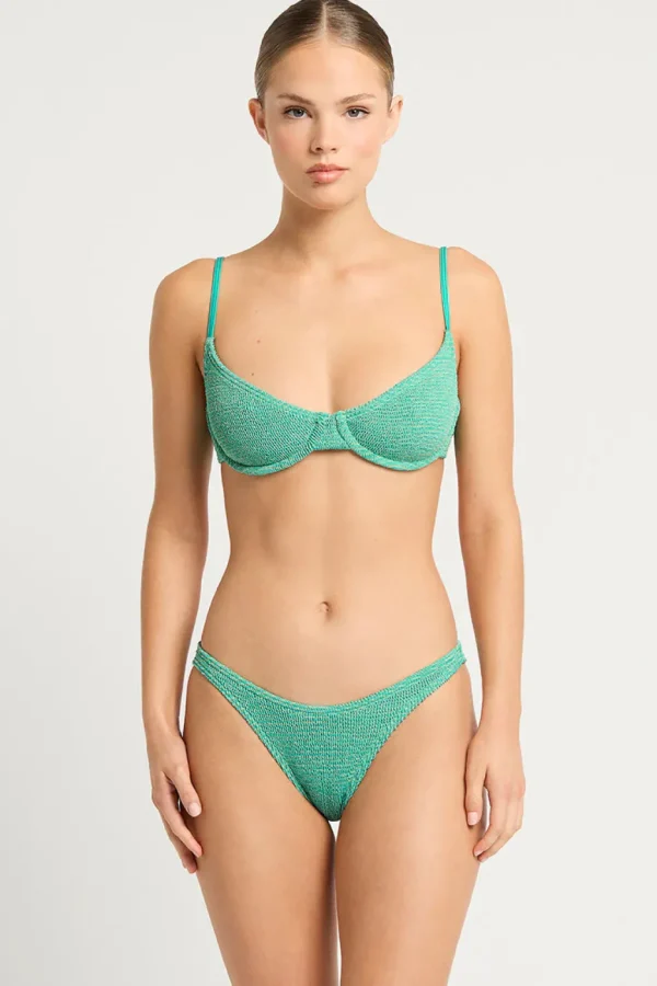 Best Lagoon Lurex The Scene Bottom Minimal Coverage Bottom | High Leg Bottom