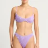 New Lavender Floral Gracie Top Underwire Top