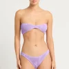 Clearance Lavender Floral The Layla Top Bandeau Top