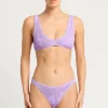 Discount Lavender Floral The Scout Top Bralette Top