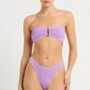 Online Lilac Shimmer The Tie Back Blake Top Bandeau Top