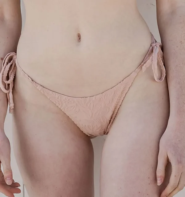 Best Liquid Flower Peony Tie Side Bikini Bottom Tie Side Bottom | Minimal Coverage Bottom