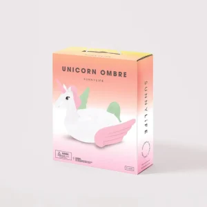 Fashion Luxe Ride-On Unicorn Coral Ombre Floats