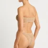 New Oat Leopard Vista Brief Bottom Moderate Coverage Bottom