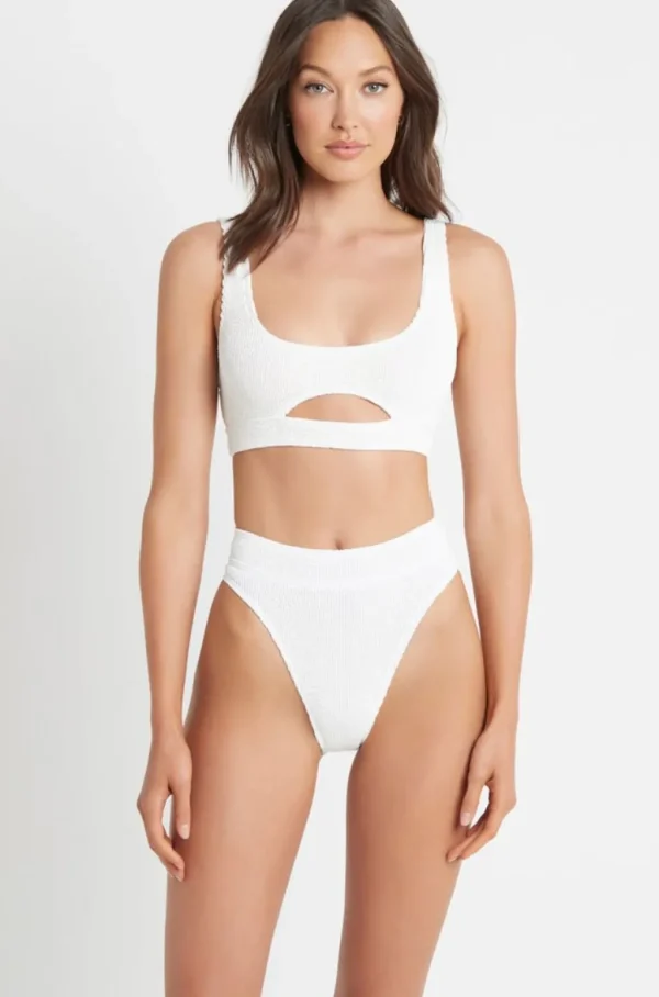 Fashion Optic White The Sasha Top | Gone Bananas Beachwear | San Diego | Swim Bralette Top