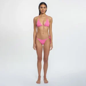 Online Pink Athena Tonie Full Bottom Tie Side Bottom | Full Coverage Bottom