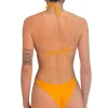 Hot Deep Ribs Bandeau Bottom Minimal Coverage Bottom | High Leg Bottom