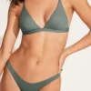 Sale Sea Green EcoRib Moss Top | | Gone Bananas Beachwear | San Diego, CA Bralette Top