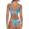 Discount Seaglass Fantasy Strappy Loop Brazilian Scrunch Bottom Ruched Bottom | Minimal Coverage Bottom