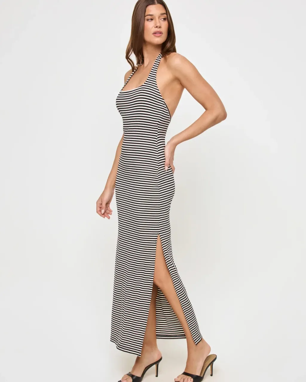 see_both_sides_stripe_lon_2.webp Clearance See Both Sides Stripe London Dress | Gone Bananas Beachwear | San Diego, CA | Dresses