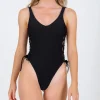 Fashion Shimmer Zoe One Piece High Leg One Pieces