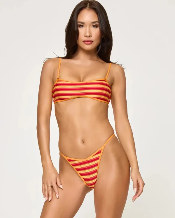 Sale Sunset Stripe Bekah Top Bandeau Top